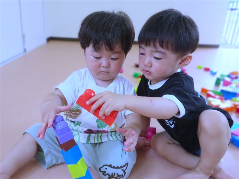 ブロック遊び♬